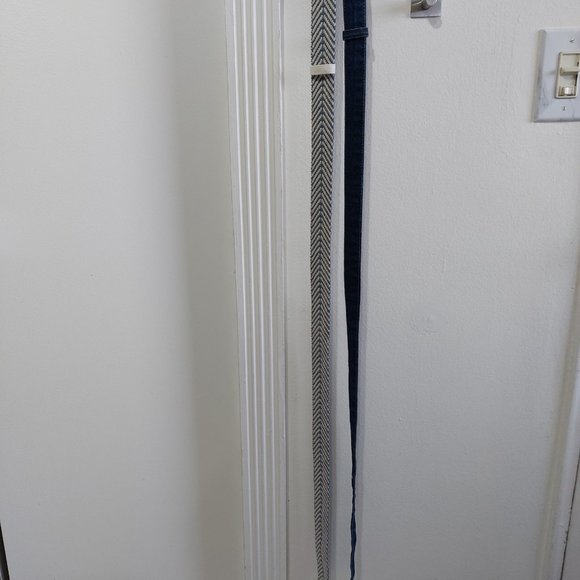 Denim Belt and Multi Colored Belt Bundle 2 BELTS - Picture 6 of 6